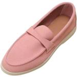 Sandales plates roses en caoutchouc pour pieds larges Pointure 37,5 look casual pour femme 