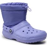 Bottes de neige & bottes hiver  Crocs Classic violettes pour femme en promo 