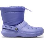 Bottes de neige & bottes hiver  Crocs Classic violettes pour femme en promo 