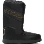 Bottes de neige & bottes hiver  de créateur Moschino Love Moschino noires pour femme en promo 
