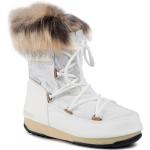 Moon boots Moon Boot blanches en cuir synthétique imperméables Pointure 36 pour femme en solde 