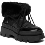Bottes de neige & bottes hiver  R.Polański noires en cuir verni Pointure 39 pour femme en promo 