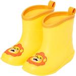 Bottes de neige & bottes hiver  jaunes en caoutchouc à motif requins étanches Pointure 25 look casual pour enfant 