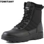 Chaussures de randonnée look militaire pour homme en promo 