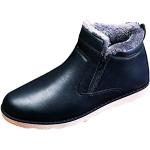 Chaussures Homme - Hiver Confortable Noir Casual Chaussure Chaussure de Ski  Imperméable 43-46 Montante Chaude Bottes Neige Pieds Larges Randonnée