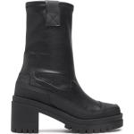Bottines Bianco Footwear noires en cuir Pointure 41 pour femme en promo 