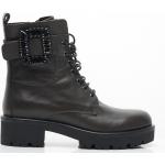 Bottines/Boots gris en cuir pour femme - Taille36 - BRUNO PREMI