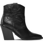 Bottines western & bottines cowboy Bronx noires en cuir Pointure 39 pour femme en promo 