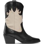 Bottines western & bottines cowboy Bronx noires en cuir Pointure 38 pour femme en promo 
