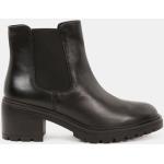 Boots Chelsea Geox noires en cuir Pointure 40 pour femme 