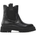 Boots Chelsea Ara noires en cuir Pointure 39 pour femme en promo 