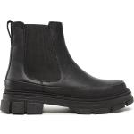Boots Chelsea noires en cuir Pointure 40 pour homme en promo 