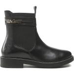 Boots Chelsea Bagatt noires en cuir Pointure 36 pour femme en promo 