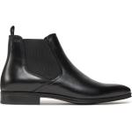 Boots Chelsea de créateur HUGO BOSS BOSS noires en cuir Pointure 42 pour homme en promo 