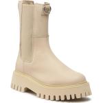 Boots Chelsea Bronx beiges en cuir Pointure 38 pour femme en promo 