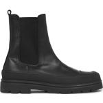 Boots Chelsea de créateur Calvin Klein noires en cuir Pointure 43 pour homme en promo 