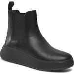 Boots Chelsea FitFlop noires en cuir Pointure 38 pour femme 