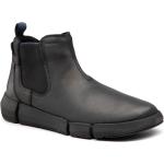 Boots Chelsea Geox noires Pointure 42 look casual pour homme en promo 