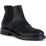 Boots Chelsea Geox noires en cuir Pointure 42 pour homme en promo 