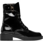 Chaussures de randonnée Högl noires en cuir verni Pointure 35 pour femme en promo 
