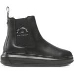 Boots Chelsea Karl Lagerfeld noires en cuir Pointure 42 pour homme en promo 
