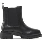 Boots Chelsea de créateur Ralph Lauren noires en cuir Pointure 41 pour femme en promo 