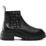 Boots Chelsea Pollini noires en cuir Pointure 39 pour femme en promo 
