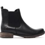 Boots Chelsea Remonte noires en cuir Pointure 36 pour femme en promo 
