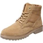 Desert boots kaki en cuir synthétique étanches Pointure 44 look militaire pour homme 