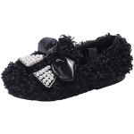 Bottes de neige & bottes hiver  noires en caoutchouc à perles imperméables Pointure 33 look casual pour fille 