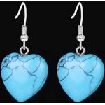 Boucles d'oreilles pendantes de mariage turquoise en cristal pour femme 