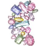 Broches de créateur Swarovski multicolores en cristal pour femme 