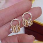 Boucles d'oreilles en or créoles 14 carats pour femme en promo 