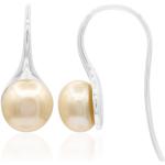 Boucles d'oreilles Juwelo blanches en argent à perles en argent pour femme en promo 