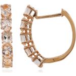 Boucles d'oreilles Juwelo roses en or rose en or rose 10 carats pour femme en promo 