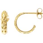 Boucles d'oreilles en or dorées en or jaune 14 carats pour femme en promo 