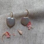Boucles d'oreilles argentées à perles en argent baroques & rococo pour femme 