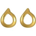 Boucles d'oreilles en perles en or à perles 24 carats pour femme 