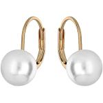 Boucles d'oreilles en perles 1001 Bijoux en plaqué Or à perles look fashion pour femme 