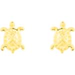 Boucles d'oreilles en or Histoire d'Or dorées en or jaune à motif tortues pour femme 