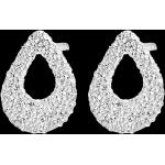 Boucles d'oreilles Edenly blanches en or blanc 9 carats pour femme en promo 