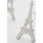 Boucles d'oreilles de mariage en métal Tour Eiffel look fashion pour femme 