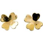 Boucles d'oreilles en or jaunes en or 18 carats pour fille 