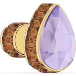 Boîtes à bijoux de créateur Swarovski violettes look chic pour femme 