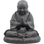 Statuettes noires à motif Bouddha de 53 cm 