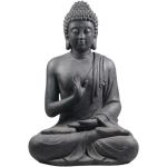 Statuettes noires à motif Bouddha de 40 cm 