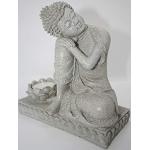 Bouddha Tranquillity avec Bougie Holder-Grey, Appr