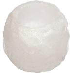 Bougeoir cristal de sel blanc - roc 400 gr