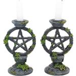 Bougeoire Gothic de Anne Stokes - Bougeoirs Wiccan Pentagram - pour Unisexe - Standard
