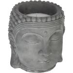 Bougies parfumées Atmosphera grises en ciment à motif Bouddha 